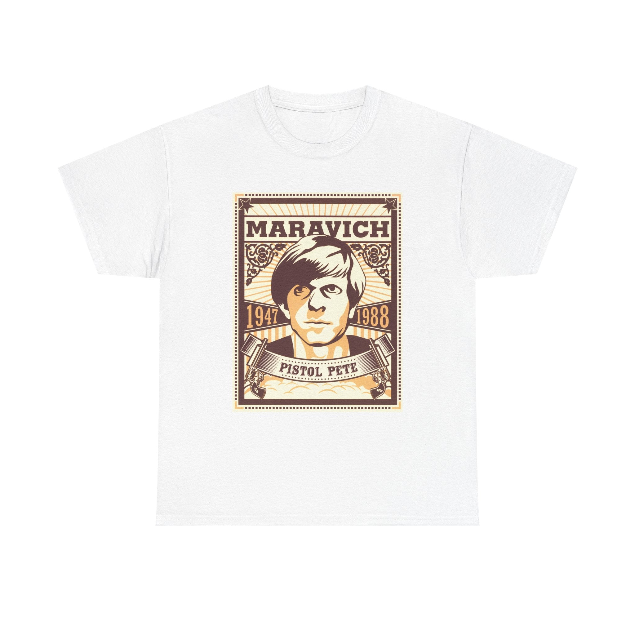 Pete Maravich Vintage Stamp Tee